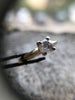 Octagon Cut Diamond Engagement Ring