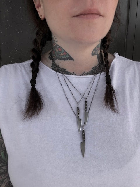 Chef Knife Necklace